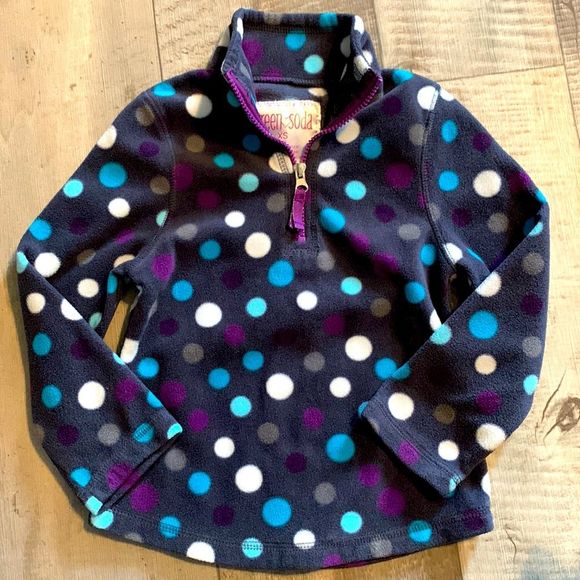 GREEN SODA fleece‎ jacket size XS-(4/5) - Picture 1 of 8